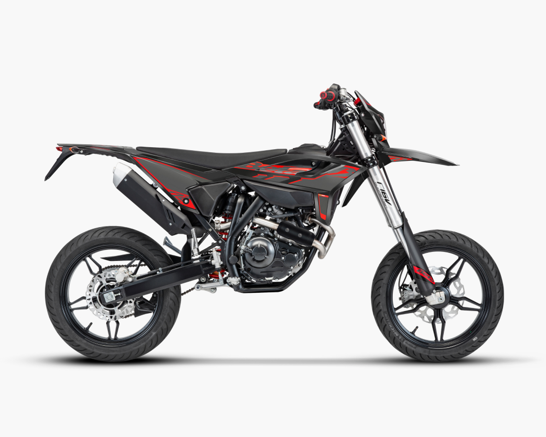 Beta RR Motard 4T 125 T in Rot und Schwarz