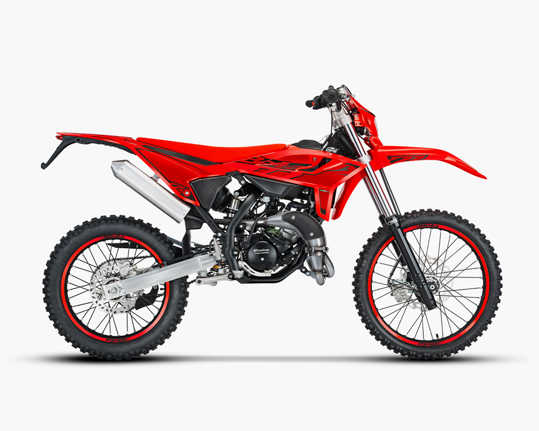 Beta RR 2T 50 Sport Enduro in Rot und Weiß