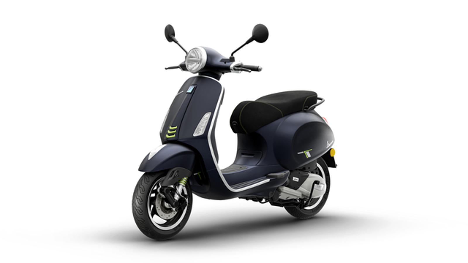 Vespa Sprint S 125 in Dunkelblau, offizielle Produktansicht